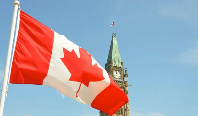 Centre Block and the Peace Tower on Parliament Hill